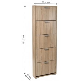 Обувница УК-5 дуб сонома