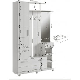 Готовая прихожая Барселона-1