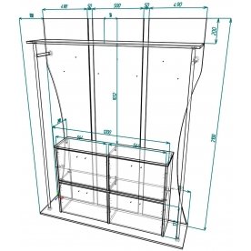 Готовая прихожая Мебелеф-24