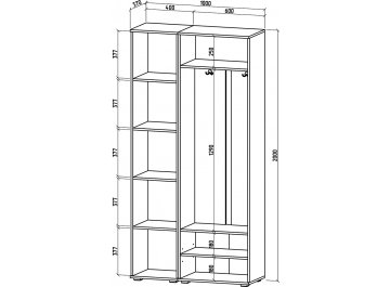 Готовая прихожая Тунис-1