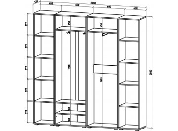 Готовая прихожая Тунис-5