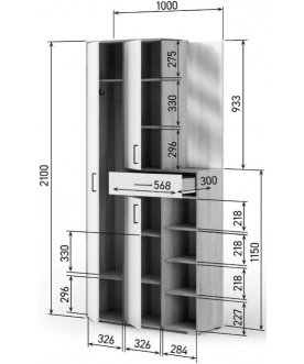 Готовая прихожая Торонто 2
