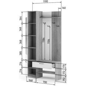 Готовая прихожая Вейт 4