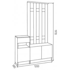 Готовая прихожая СПР1