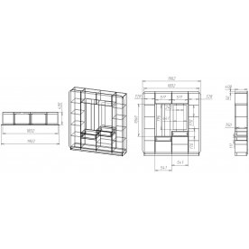 Прихожая Мебелеф 5
