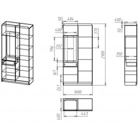 Прихожая Мебелеф 7