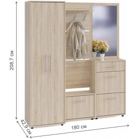 Прихожая ТП-1 + ТП-2 + ПЗ-3 + ВШ-5.1 + ШО-1