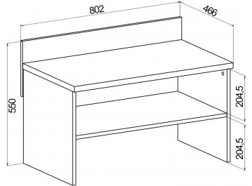 Модульная прихожая Виктория комплектация 1