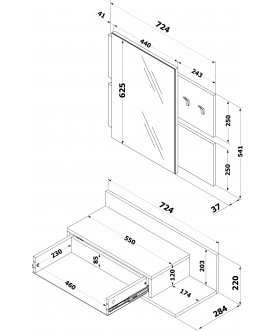 Готовая прихожая ВШ-14