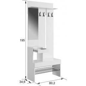 Модульная прихожая Баско К3 комплектация 3