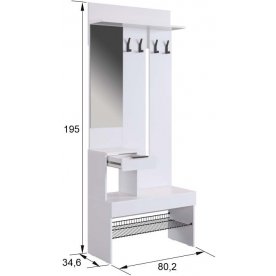 Модульная прихожая Баско К9 комплектация 9