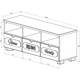 Модульная прихожая Дримстар ДС-006 комплектация 1