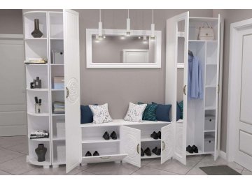 Модульная прихожая Монблан комплектация 3