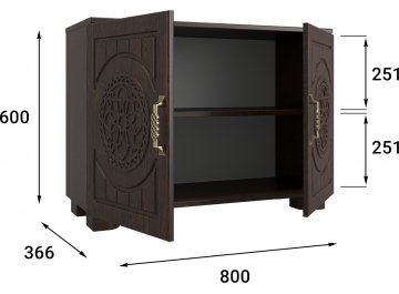 Модульная прихожая Монблан комплектация 1