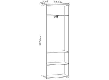 Модульная прихожая Октава Комплектация 1