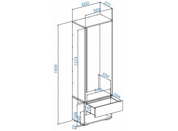 Модульная прихожая Роут