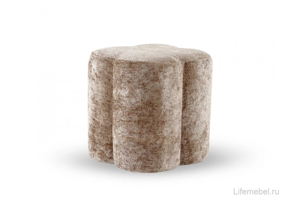 Пуфик Quatrefoil бежевый