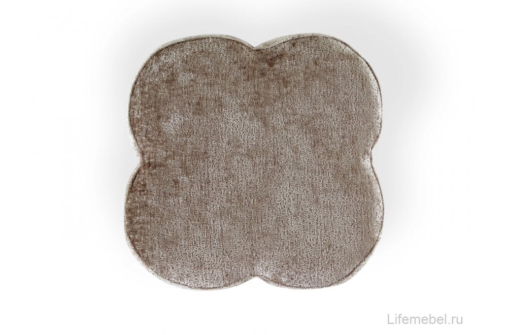 Пуфик Quatrefoil бежевый