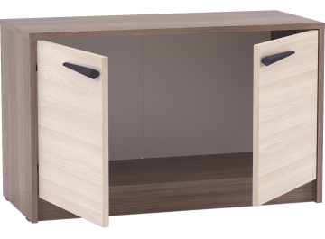 Тумба для обуви Алетра шимо темный / шимо светлый