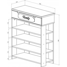 Обувница ДримСтар ДС-20
