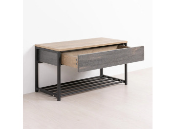 Банкетка Туск дуб гранж песочный / интра