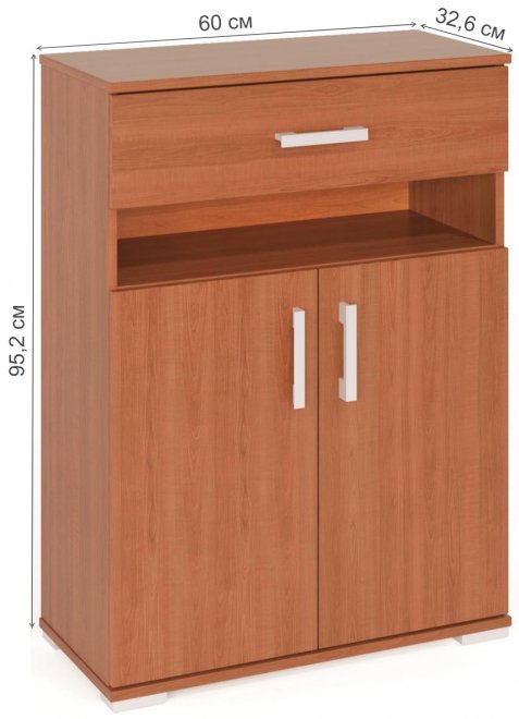 Обувница Вента-1 вишня