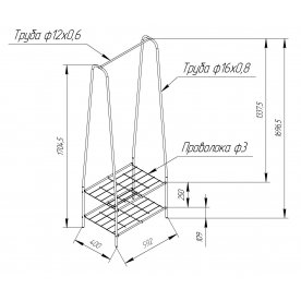 Напольная вешалка SHT-WR18