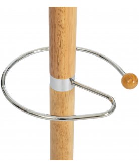 Вешалка для одежды Hanami mod. GH-8617 white (белый) / natural (натуральный)