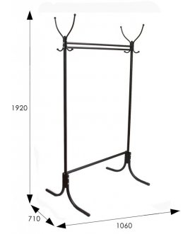 Вешалка для одежды М 13 черная