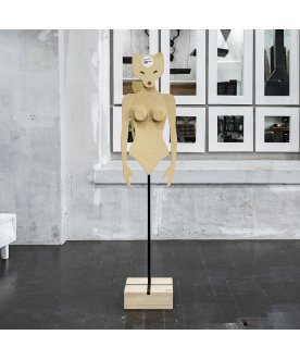 Напольная вешалка Крошка Лиса береза натуральная