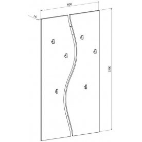 Настенная вешалка Агата АТ-6