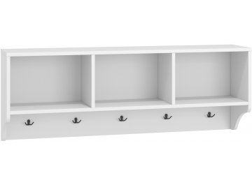 Вешалка настенная ДримСтар ДС-30 белое дерево