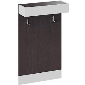 Вешалка настенная Фьюжн венге линум / белый глянец