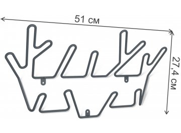 Настенная вешалка Sheffilton SHT-WH36