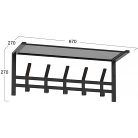 Настенная вешалка Торонто 21