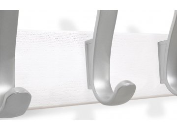 Вешалка настенная SHT-WH20 беленый / серебро