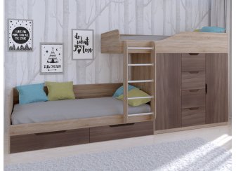 Двухъярусная кровать Астра 6