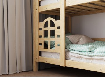 Двухъярусная кровать-домик Юпитер