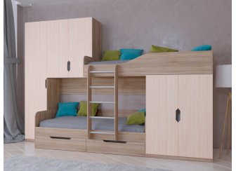 Двухъярусная кровать Лео