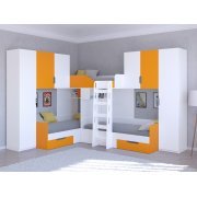 белый / оранжевый