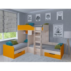 Двухъярусная кровать Трио