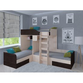 Двухъярусная кровать Трио