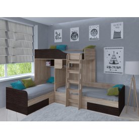 Двухъярусная кровать Трио