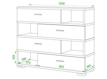 Комод Эланта-40/4