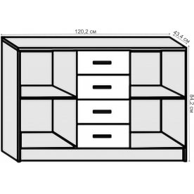 Комод Кэт-6 ЛДСП