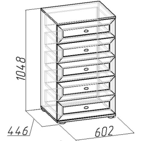 Комод Милана 1