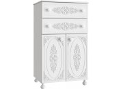 Детский комод Ассоль АС-63 белое дерево