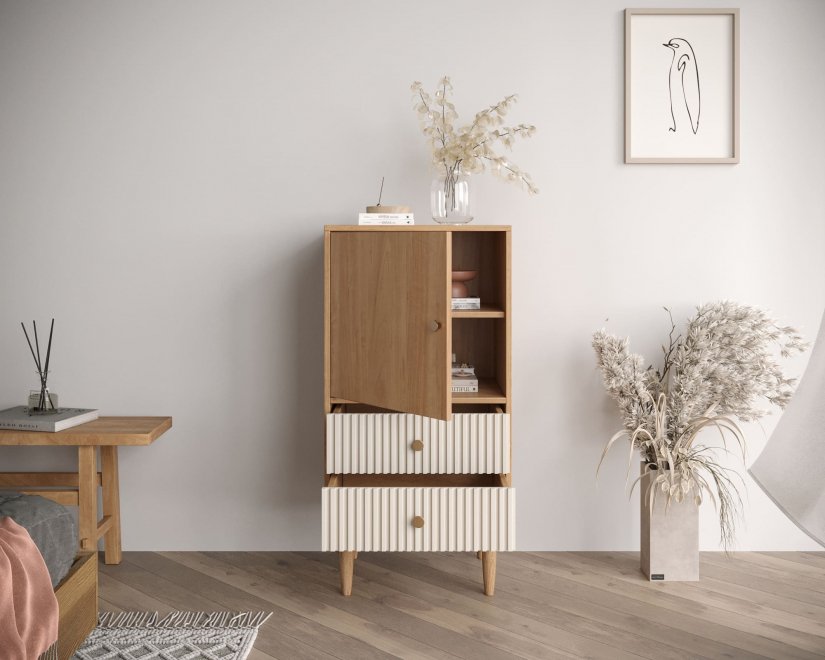 Комод Баббл (Bubbles) BBL11S Орех