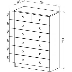 Комод Бостон-12