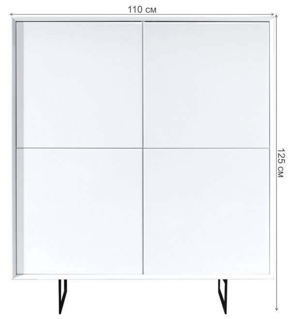 Комод W-130 белый